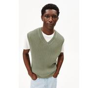 ARMEDANGELS PIGMENT DYE Herren Pullunder aus Bio-Baumwolle fatigue green XXL