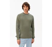 ARMEDANGELS PIGMENT DYE RIB Herren Pullover aus Bio-Baumwolle fatigue green XL