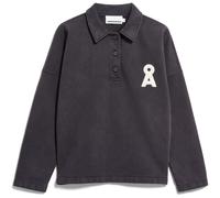 Armedangels Polo-Sweatshirt POLO SWEAT 100% Bio-Baumwolle hautfreundlich Damen Grau Größe L
