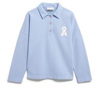 POLO-SWEATSHIRT | 100% Bio-Baumwolle - blau (XS)