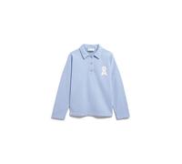 POLO-SWEATSHIRT | 100% Bio-Baumwolle - blau (XXL)