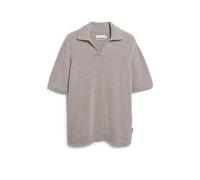 ARMEDANGELS - Boucle Knit - Polo-Shirt, Gr. S, grau (Sandstone)