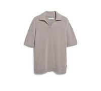ARMEDANGELS Regular Fit Poloshirt aus Bio-Baumwoll-Mix Modell 'BOUCLE' in Sand, Größe XL