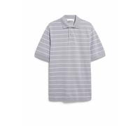 ARMEDANGELS MAARIO STRIPES - Herren Polo T-Shirt aus Bio-Baumwolle misty morning-broken white M