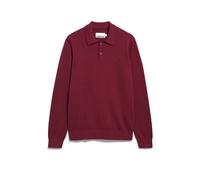 LANGÄRMLIGER STRICKPULLOVER | 100% Bio-Baumwolle - rot (XXL)
