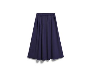 Armedangels - POPLIN A-LINE MIDI SKIRT tinted navy - Gr. - S