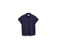 POPLIN LARISAANA BLUSE | 100% Bio-Baumwolle - blau (XS)