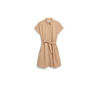 POPLIN LARISAANA MINI-KLEID | 100% Bio-Baumwolle - braun (M)