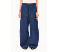 ARMEDANGELS PULL ON BARREL Damen Denim Hose aus Bio-Baumwoll Mix blue S