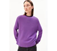 ARMEDANGELS MERINAA LINKS LINKS SWEATER - Frauen Loose Fit Strickpullover - lila XS orchid