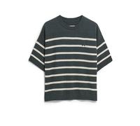 ARMEDANGELS - Women's Stripe Linen Blend Sweater - Pullover, Gr. M, blau (SpaceSteel/Undyed)