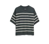 ARMEDANGELS - Women's Stripe Linen Blend Sweater - Pullover, Gr. XL, blau (SpaceSteel/Undyed)
