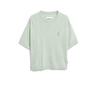 ARMEDANGELS - Women's S Sl Linen Blend Knit Sweater - T-Shirt, Gr. XXL, grau/grün (Foam)