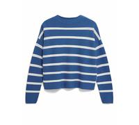 ARMEDANGELS MERINAA STRIPES - Frauen Loose Fit Strickpullover - mehrfarbig L dark morning-oatmilk
