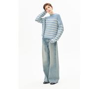 Armedangels - MERINAA STRIPES KNIT SWEATER blue glow-oatmilk - Gr. - S