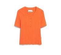 CRISPINAA CREPE | Strickshirt aus Bio-Baumwolle - orange (XS)