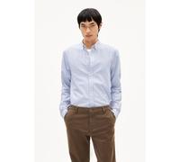 ARMEDANGELS QUAASA STRIPE Herren Hemd aus Bio-Baumwolle white-dark morning XL