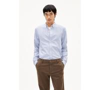 ARMEDANGELS QUAASA STRIPE LONGSLEEVE SHIRT - Männer Regular Fit Hemd - mehrfarbig XXL white-dark morning