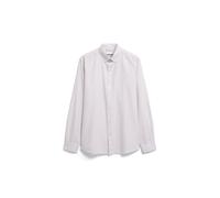 QUAASA GESTREIFTES LANGARMHEMD | 100% Bio-Baumwolle - beige (XXL)