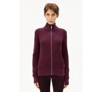 ARMEDANGELS REBECCAA GMT DYE - Damen Strickjacke aus Bio-Baumwolle dark cranberry XL