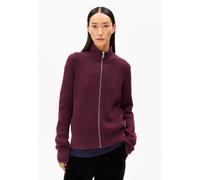 ARMEDANGELS REBECCAA GMT DYE - Damen Strickjacke aus Bio-Baumwolle dark cranberry XXL