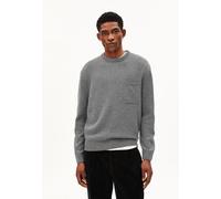 ARMEDANGELS REC KNIT Herren Strickpullover aus 100% recycelte Wolle mid silver melange L