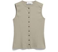 Armedangels Rib Button Top Damen Tanktops beige Größe XS Lifestyle Elastisch