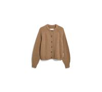 RIPP-STRICKJACKE | Bio-Woll Mix - braun (L)