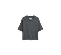 ARMEDANGELS - Women's S Sl Linen Blend Knit Sweater - T-Shirt, Gr. L, blau/grau (SpaceSteel)