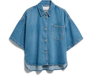 Armedangels S Slv Denim Damen Blusen blau Größe S Lifestyle Hautfreundlich