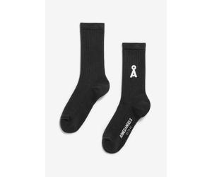 Armedangels - Saamus Bold Black - Socken - Schwarz - M/L - 78% Baumwolle, 20% Polyamid, 2% Elastan Schwarz M/L