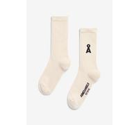 Armedangels - Saamus Bold Oatmilk-Black - Socken - Beige - M/L - 78% Baumwolle, 20% Polyamid, 2% Elastan Beige M/L