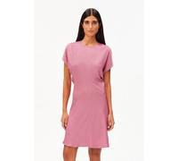 SATIN FLEDERMAUSÄRMEL MINI-KLEID | Naia™ Renew Mix - pink (L)