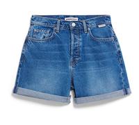 ARMEDANGELS Damen Jeans Shorts aus Hanf-Mix SHEAARI Regular Fit Wavy Blue