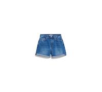 ARMEDANGELS Damen Jeans Shorts aus Hanf-Mix SHEAARI Regular Fit Wavy Blue