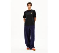 ARMEDANGELS T-Shirt ICONIC Å TARJAA Damen Heavyweight aus recyceltem Baumwoll-Mix schwarz XL