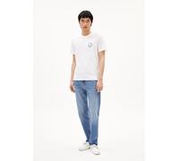 ARMEDANGELS JAAMES SMILEY - Männer Regular Fit T-Shirt - weiss XL white