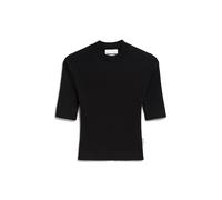 ARMEDANGELS SILJIAA - Damen M Black Strick T-Shirt Rundhalsausschnitt Fitted