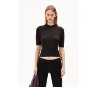 ARMEDANGELS SILJIAA - Damen L Black Strick T-Shirt Rundhalsausschnitt Fitted