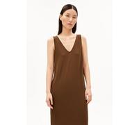 ARMEDANGELS SLEEVELESS Damen Midi Jerseykleid aus LENZING ECOVERO Viskose Mix dried palm XL