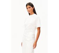 GERAFFTES T-SHIRT | 100% Bio-Baumwolle - weiss (M)