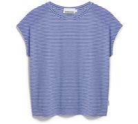 Armedangels Slub Jersey Stripe Damen T-Shirts blau Größe M Lifestyle Hautfreundlich