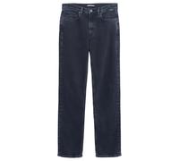 CARENAA MID STRAIGHT JEANS | recycelter Baumwoll-Mix Comfort Stretch - schwarz (27-32)