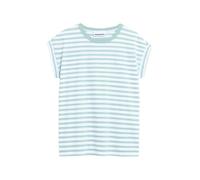 Armedangels Damen T-Shirt IDAARA STRIPE aus Bio-Baumwolle White-Foam S