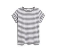 Armedangels - Streifen T-Shirt - Idaara grau - Gr. - S