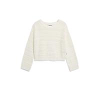 ARMEDANGELS AALIYA - Frauen Loose Fit Strickpullover - weiss L light oatmilk