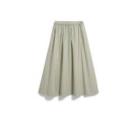 GESTREIFTER A-LINIEN MIDI-ROCK | 100% Bio-Baumwolle - mehrfarbig (M)