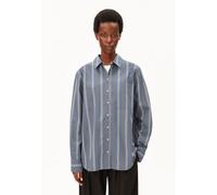 ARMEDANGELS STRIPE Damen Bluse aus 100% Bio-Baumwolle dusty moon-amberwood L