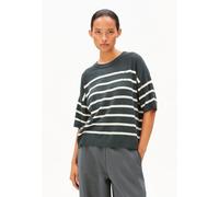 ARMEDANGELS - Women's Stripe Linen Blend Sweater - Pullover, Gr. L, blau (SpaceSteel/Undyed)