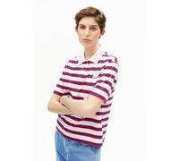 ARMEDANGELS STRIPE Damen T-Shirt aus Bio-Baumwolle light oatmilk-mars red-dynamo blue S